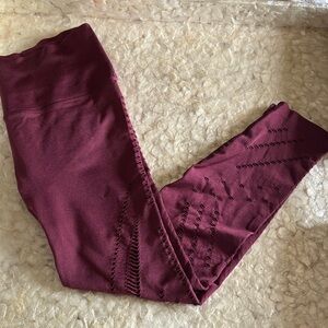 Victoria's Secret Burgundy Leggings